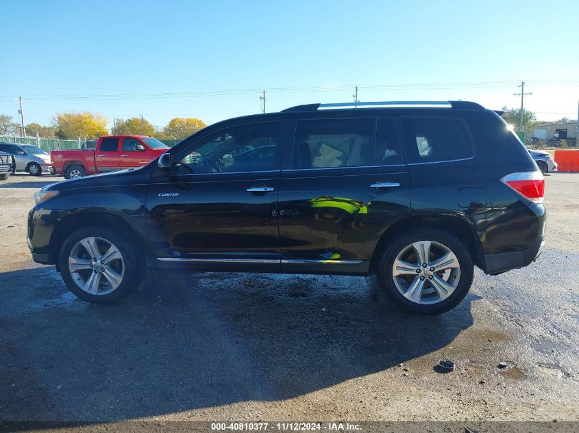 2012 Toyota Highlander Limited V6 VIN: 5TDDK3EH4CS114290 Lot: 40810377