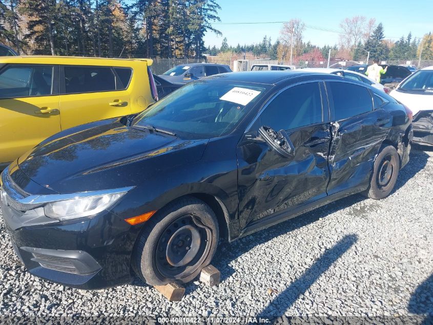 VIN 19XFC2F52GE229393 2016 Honda Civic, LX no.6