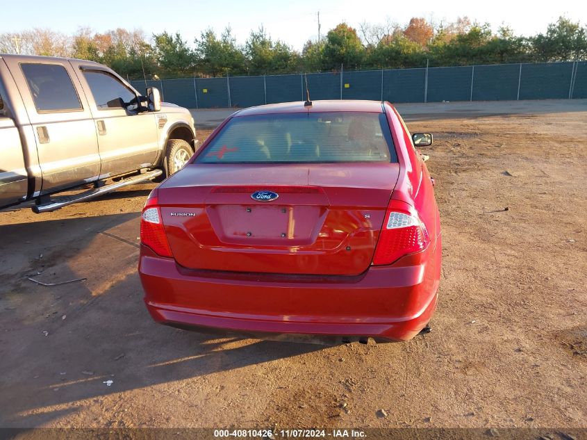 2010 Ford Fusion S VIN: 3FAHP0GA9AR115684 Lot: 40810426