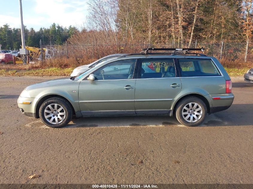 2003 Volkswagen Passat Gls VIN: WVWVD63B93E020720 Lot: 40810428