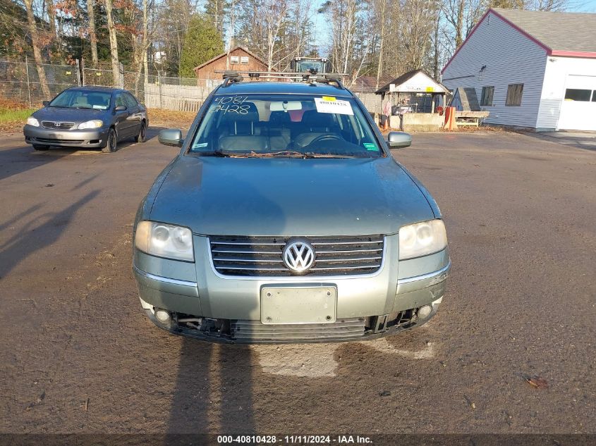 2003 Volkswagen Passat Gls VIN: WVWVD63B93E020720 Lot: 40810428