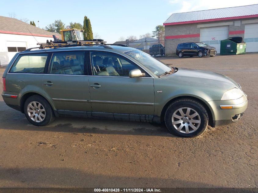 2003 Volkswagen Passat Gls VIN: WVWVD63B93E020720 Lot: 40810428