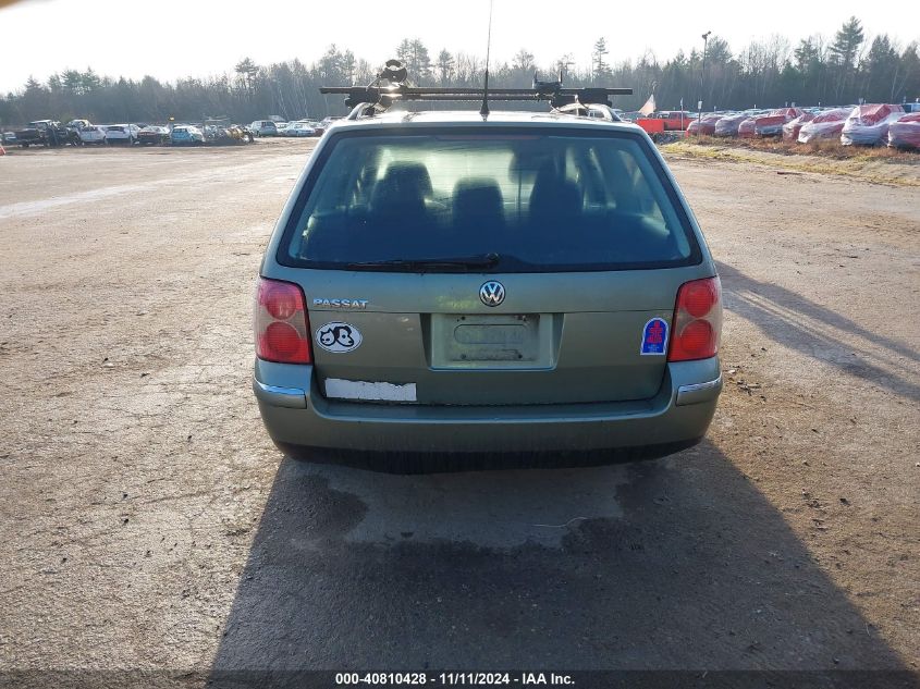 2003 Volkswagen Passat Gls VIN: WVWVD63B93E020720 Lot: 40810428