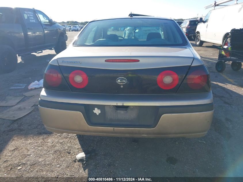 2005 Chevrolet Impala VIN: 2G1WF52E559334495 Lot: 40810486