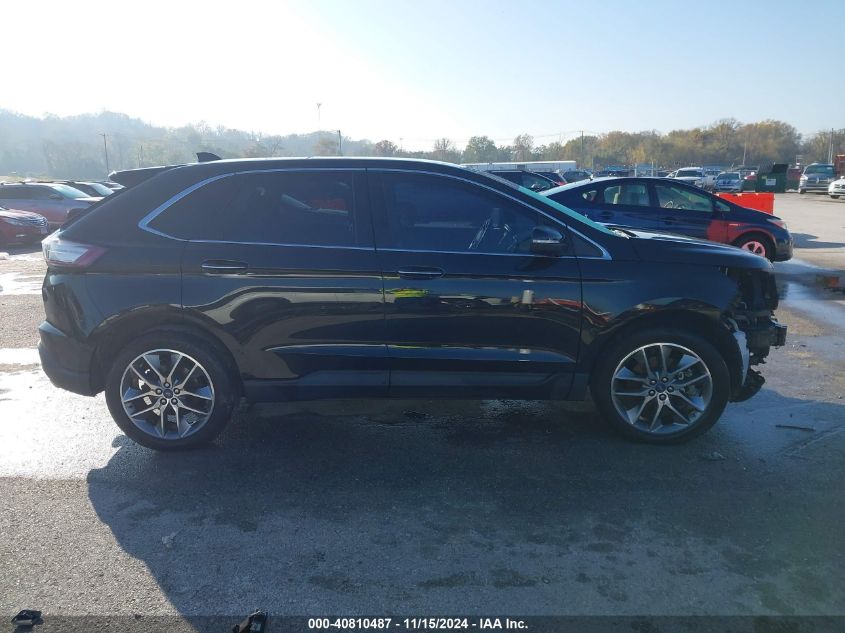 2015 Ford Edge Titanium VIN: 2FMTK4K88FBC20541 Lot: 40810487