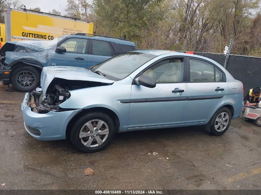 2009 Hyundai Accent Gls VIN: KMHCM46CX9U305078 Lot: 40810489