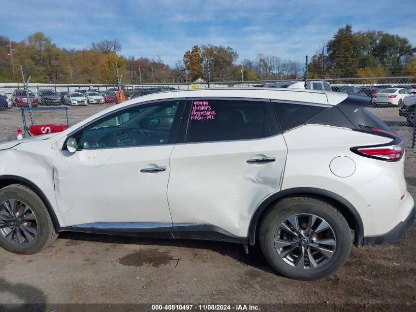 2016 Nissan Murano S VIN: 5N1AZ2MH9GN155130 Lot: 40810497