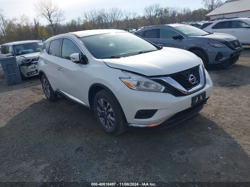 VIN 5N1AZ2MH9GN155130 2016 Nissan Murano, S no.1