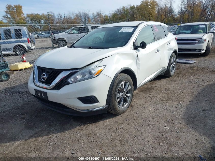 VIN 5N1AZ2MH9GN155130 2016 Nissan Murano, S no.2