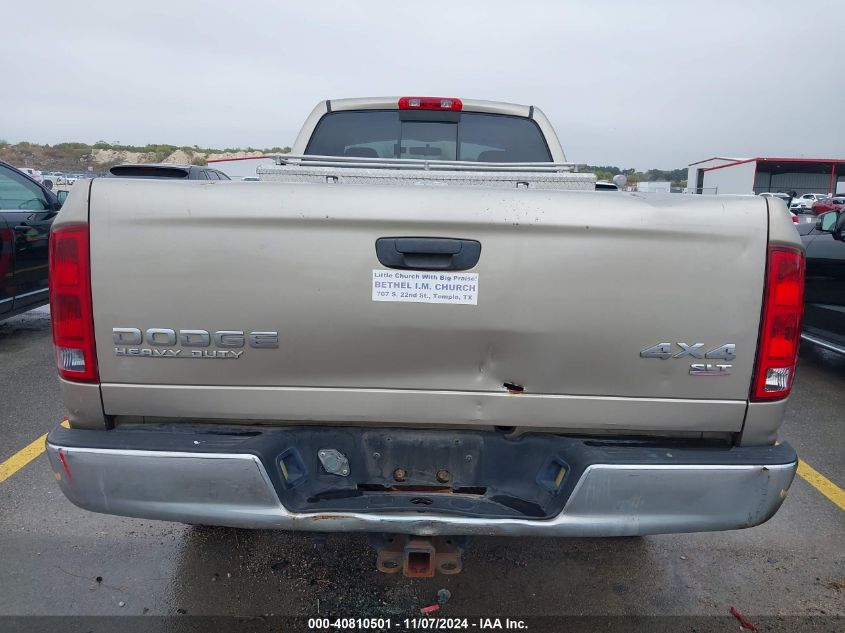 2004 Dodge Ram 2500 Slt/Laramie VIN: 3D7KU28C14G229625 Lot: 40810501