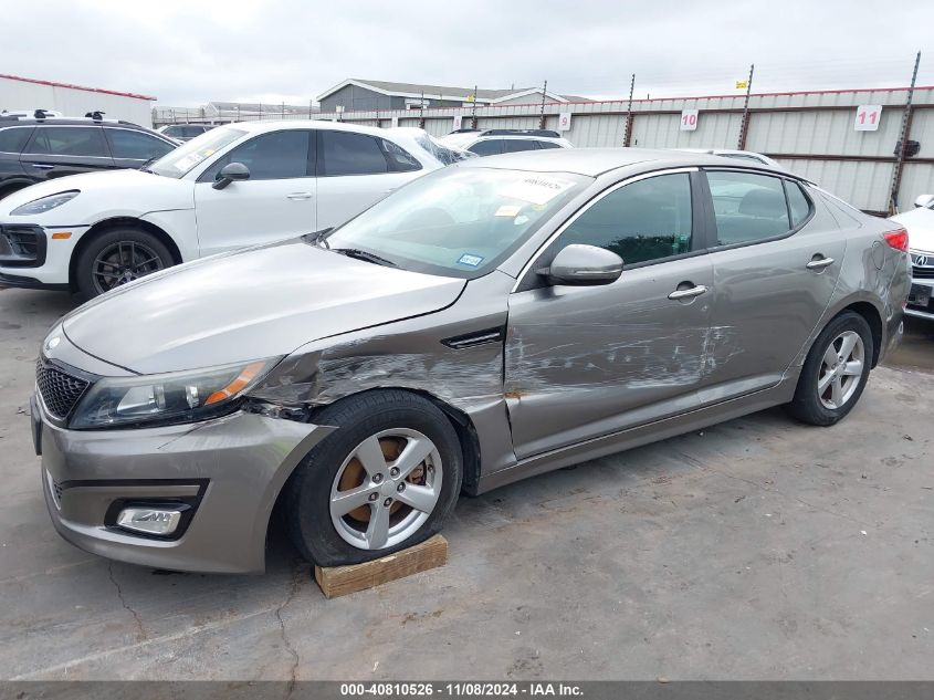 2015 Kia Optima Lx VIN: 5XXGM4A78FG441338 Lot: 40810526