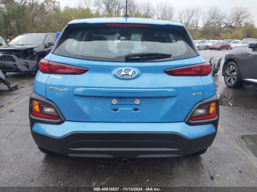 2019 Hyundai Kona Se VIN: KM8K1CAA6KU273305 Lot: 40810527