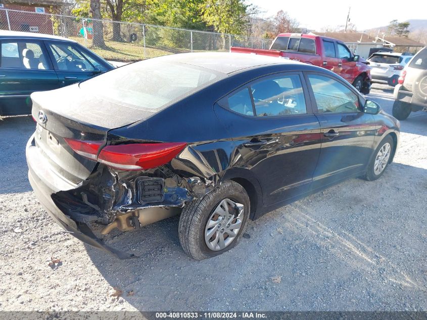 2018 Hyundai Elantra Se VIN: KMHD74LF8JU449484 Lot: 40810533