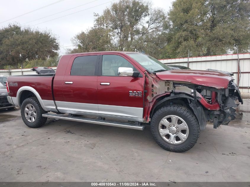 2018 Ram 2500 Laramie Mega Cab 4X4 6'4 Box VIN: 3C6UR5NL4JG170468 Lot: 40810543