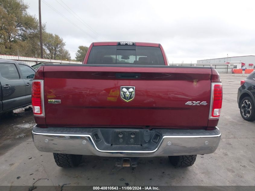 2018 Ram 2500 Laramie Mega Cab 4X4 6'4 Box VIN: 3C6UR5NL4JG170468 Lot: 40810543