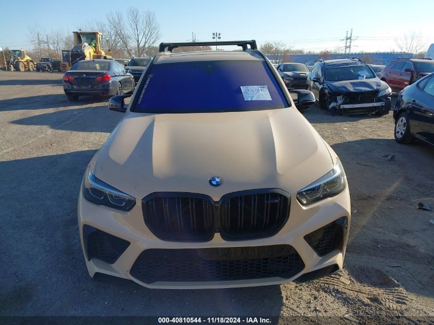 2022 BMW X5 M VIN: 5YMJU0C02N9L70476 Lot: 40810544