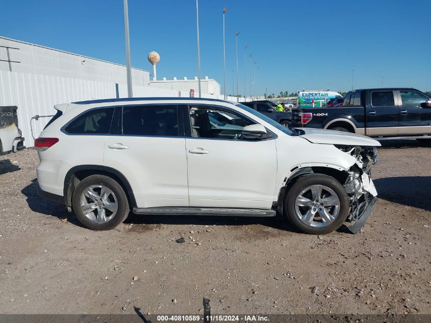 2018 TOYOTA HIGHLANDER LIMITED/LTD PLATINUM - 5TDYZRFH8JS284650