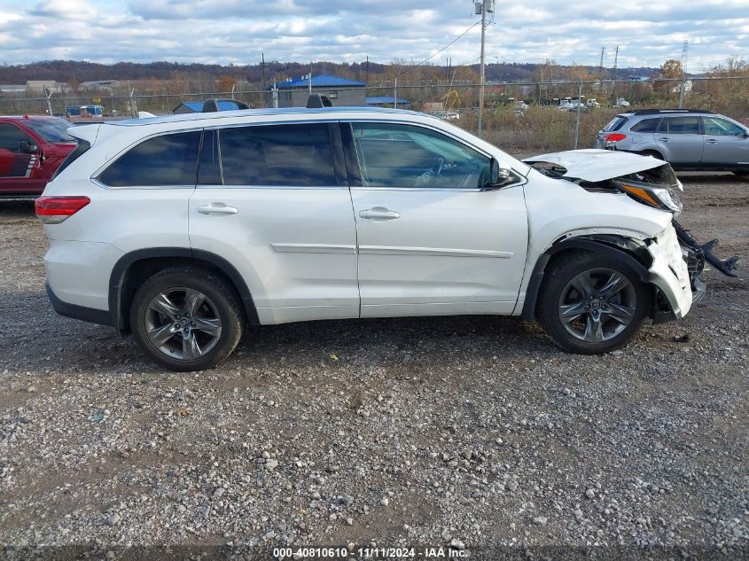 2018 Toyota Highlander Limited Platinum VIN: 5TDDZRFH8JS875690 Lot: 40810610