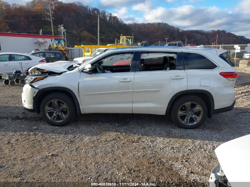 2018 Toyota Highlander Limited Platinum VIN: 5TDDZRFH8JS875690 Lot: 40810610