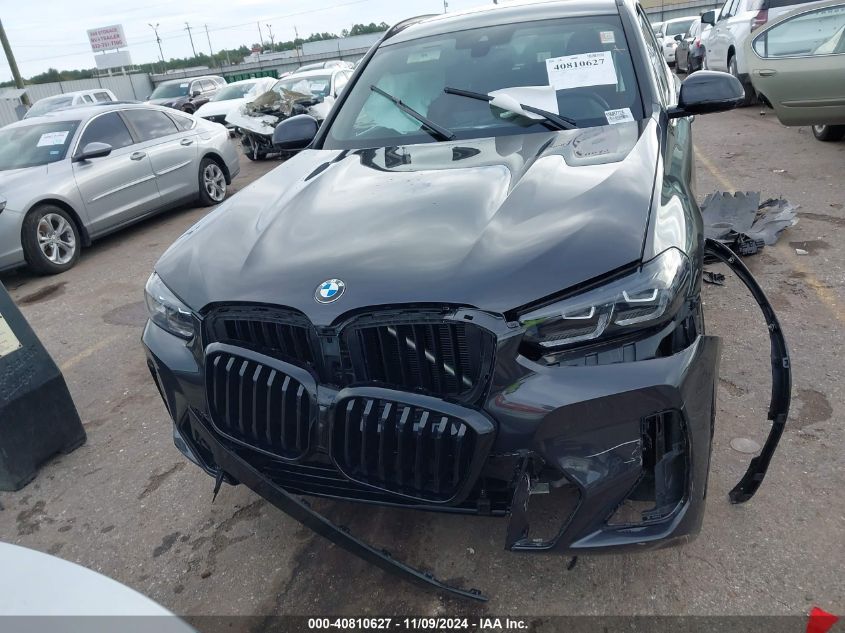 2024 BMW X3 Sdrive30I VIN: 5UX43DP06R9W87725 Lot: 40810627