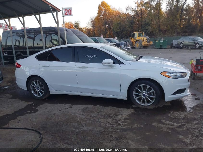 2017 Ford Fusion Se VIN: 3FA6P0H72HR144769 Lot: 40810649