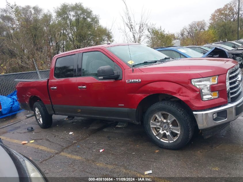 2017 Ford F-150 Xlt VIN: 1FTEW1CP6HKE12667 Lot: 40810654