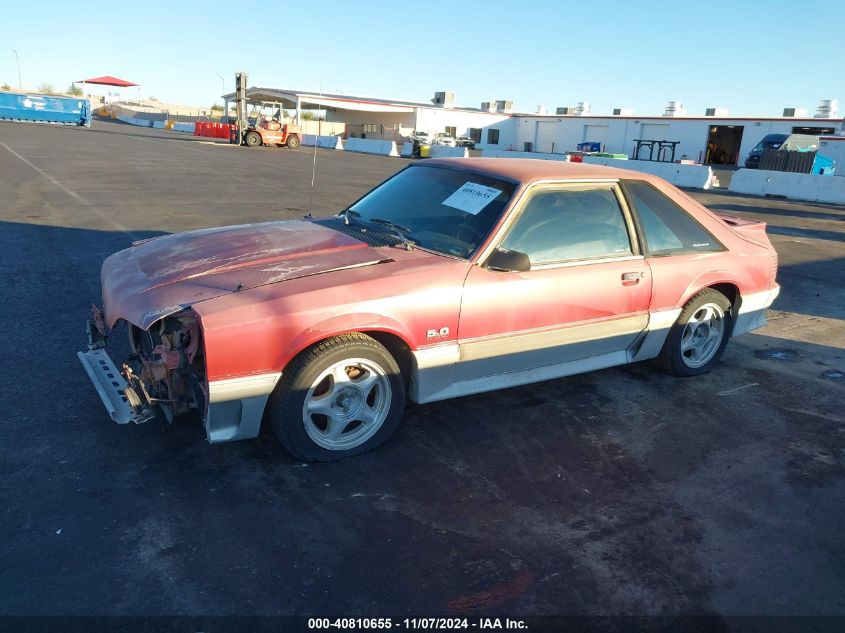 1991 Ford Mustang Gt/Cobra Gt VIN: 1FACP42E2MF185511 Lot: 40810655