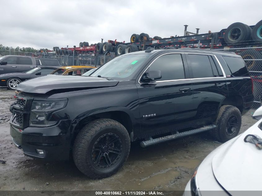 2019 Chevrolet Tahoe Lt VIN: 1GNSKBKC5KR195573 Lot: 40810662