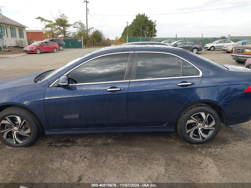 2006 Acura Tsx VIN: JH4CL96876C027742 Lot: 40810676