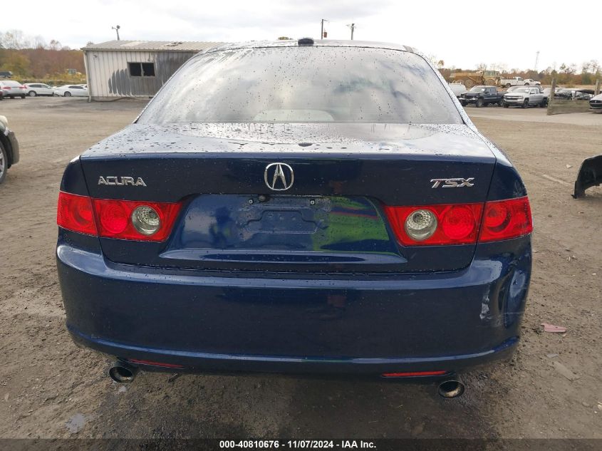 2006 Acura Tsx VIN: JH4CL96876C027742 Lot: 40810676