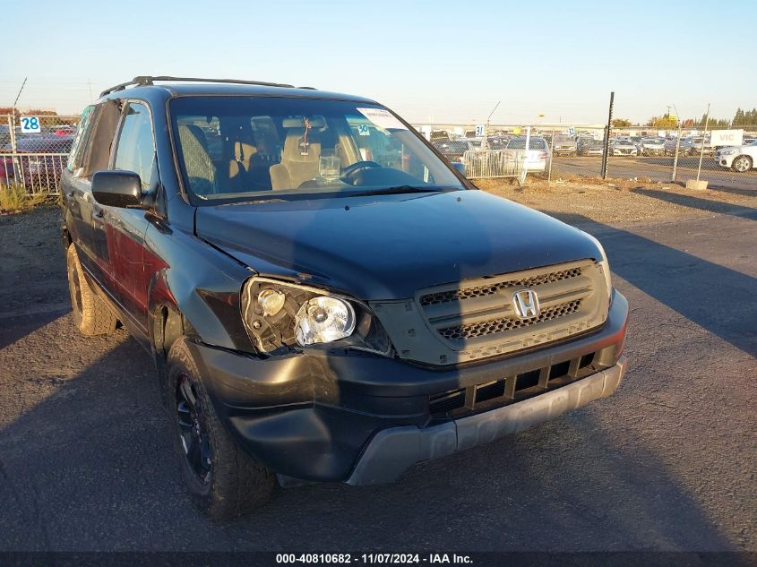 2004 Honda Pilot Ex VIN: 2HKYF18494H504425 Lot: 40810682