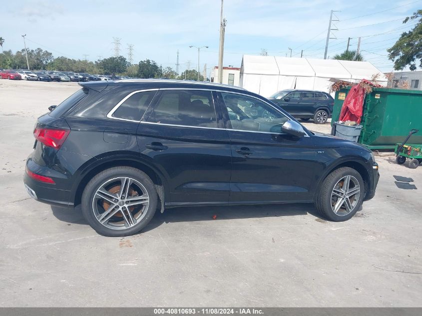 2018 Audi Sq5 3.0T Premium Plus VIN: WA1A4AFY2J2220770 Lot: 40810693