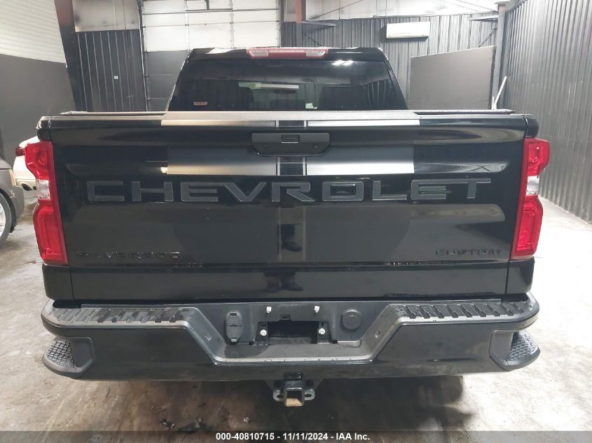 2021 Chevrolet Silverado 1500 4Wd Short Bed Custom VIN: 1GCPYBEK3MZ210560 Lot: 40810715