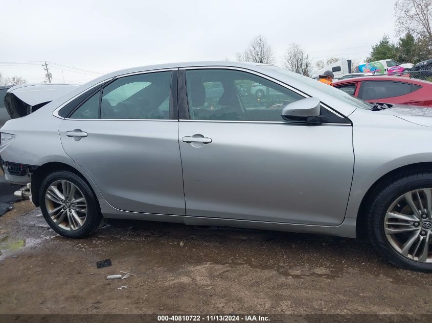 2015 Toyota Camry Se VIN: 4T1BF1FK0FU006996 Lot: 40810722