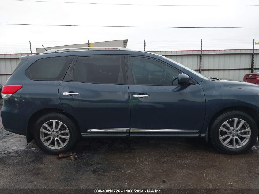 2015 Nissan Pathfinder Sl VIN: 5N1AR2MN8FC700556 Lot: 40810726