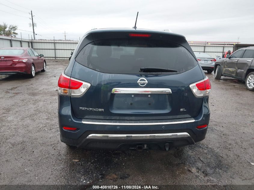 2015 Nissan Pathfinder Sl VIN: 5N1AR2MN8FC700556 Lot: 40810726