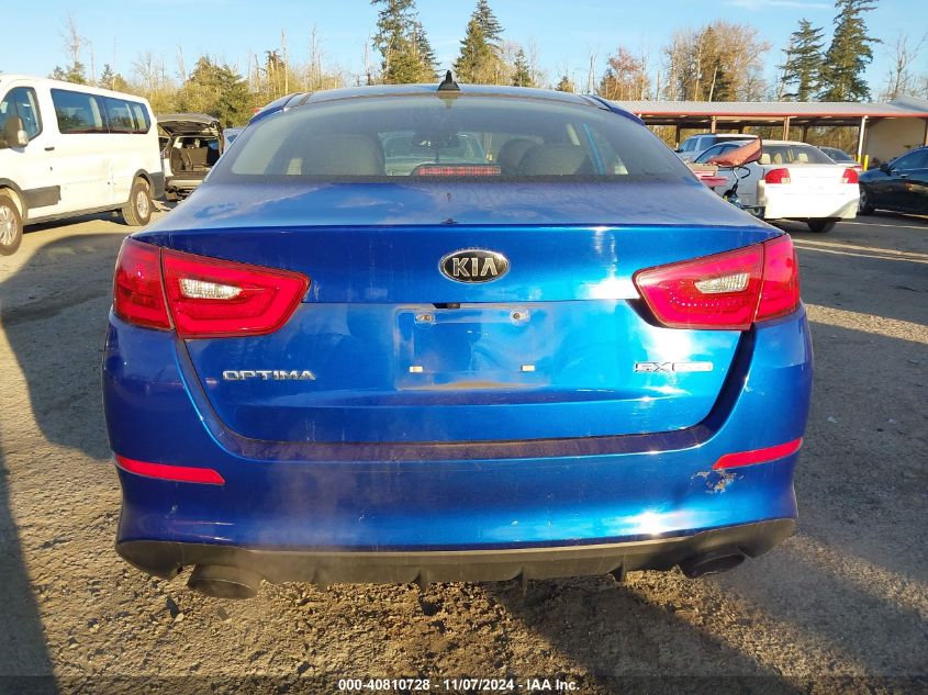 2015 Kia Optima Sx Turbo VIN: 5XXGR4A6XFG372547 Lot: 40810728