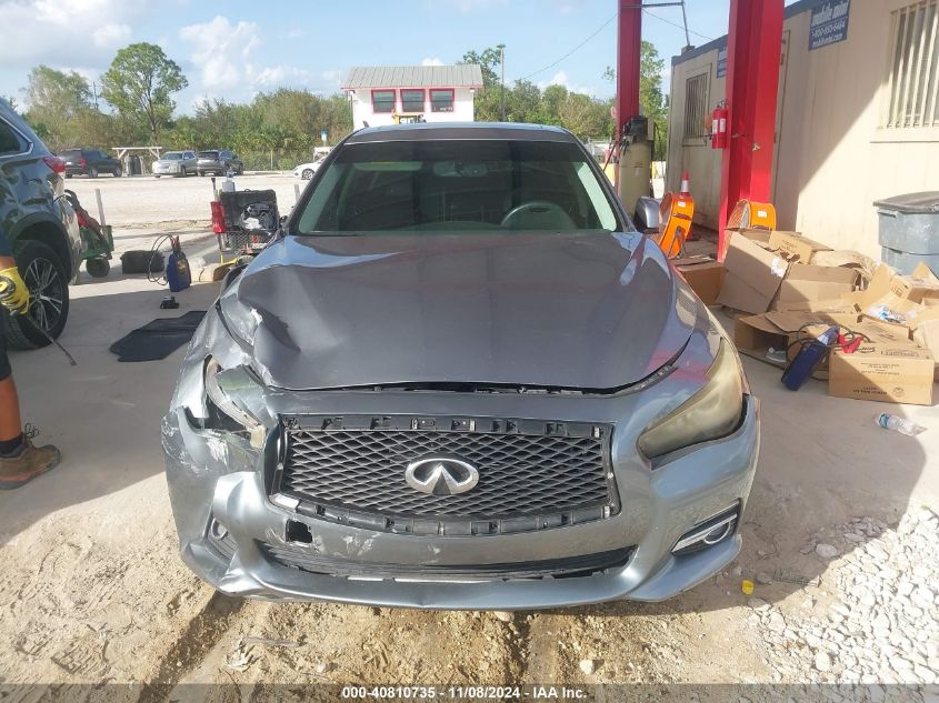 2014 Infiniti Q50 Premium VIN: JN1BV7AP5EM676395 Lot: 40810735