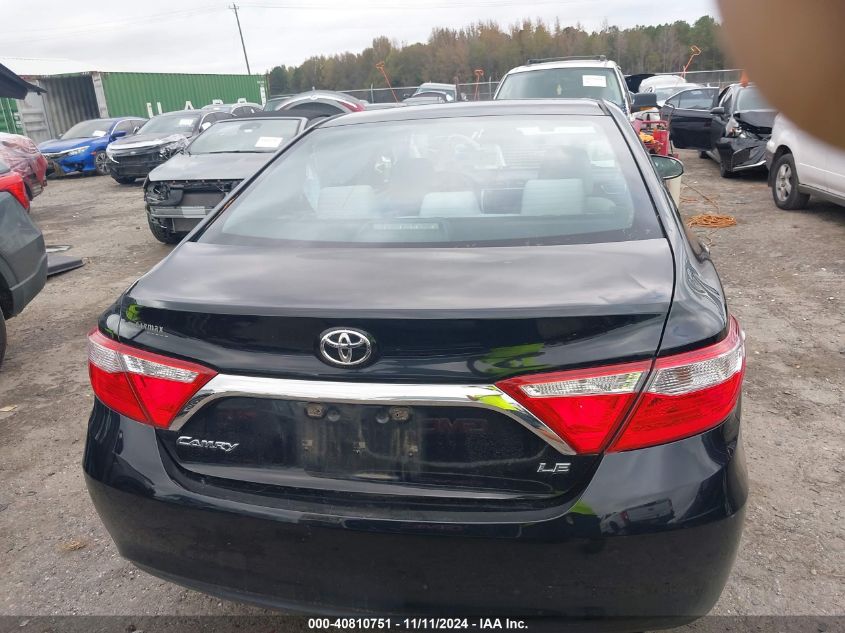 2016 Toyota Camry Le VIN: 4T1BF1FK9GU261115 Lot: 40810751