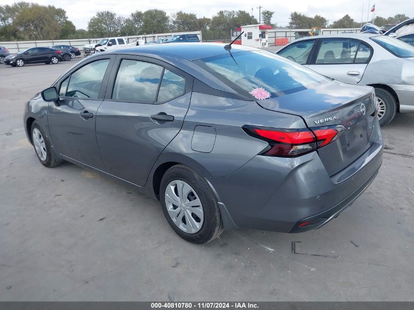 2024 Nissan Versa 1.6 S VIN: 3N1CN8DV8RL872724 Lot: 40810780