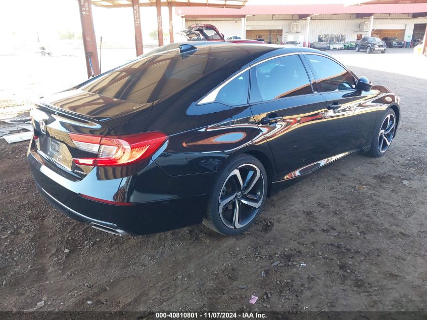 2020 Honda Accord Sport VIN: 1HGCV1F35LA001229 Lot: 40810801