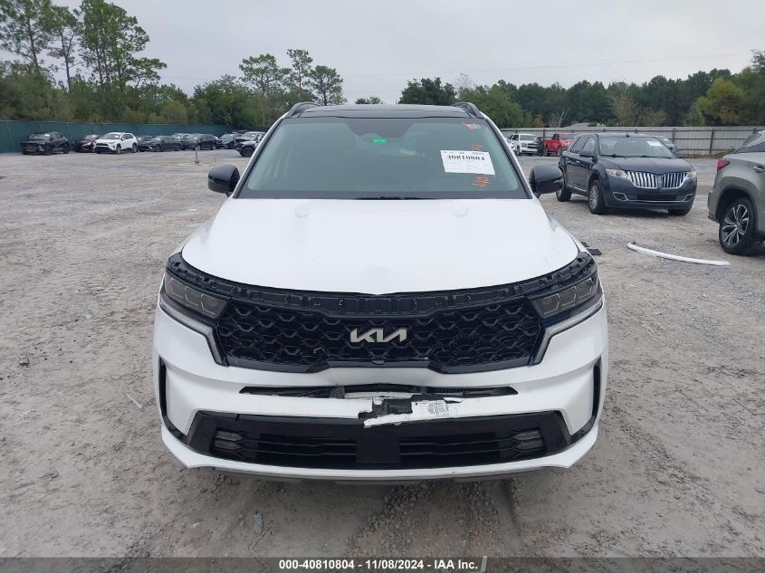 2022 Kia Sorento Sx VIN: 5XYRK4LF5NG159249 Lot: 40810804