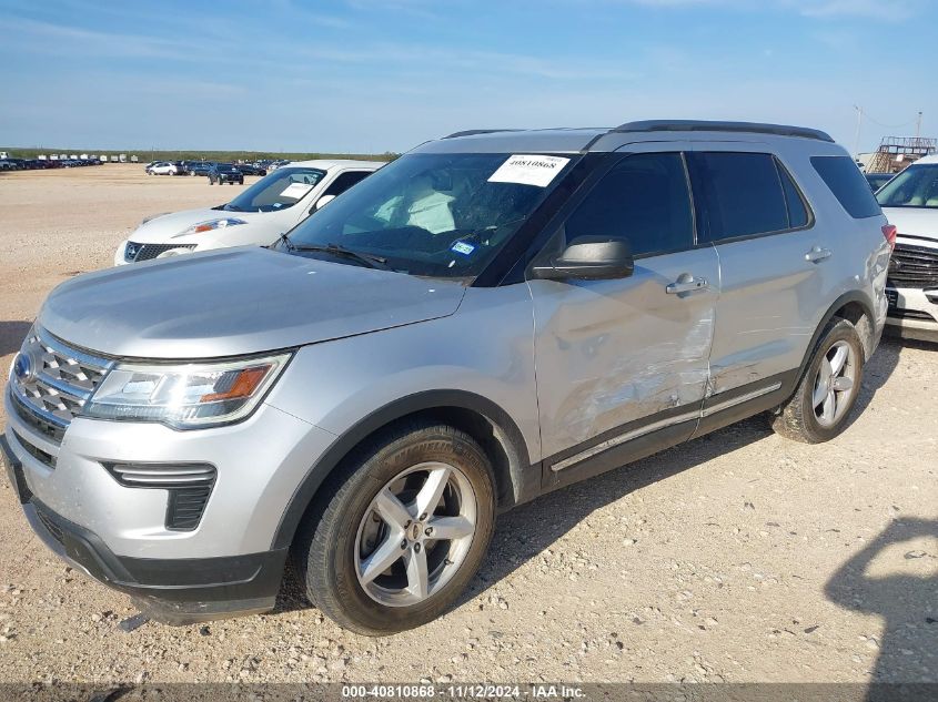 2018 Ford Explorer Xlt VIN: 1FM5K7D86JGA41682 Lot: 40810868