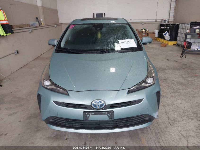 2020 Toyota Prius Xle VIN: JTDKARFU6L3106718 Lot: 40810871