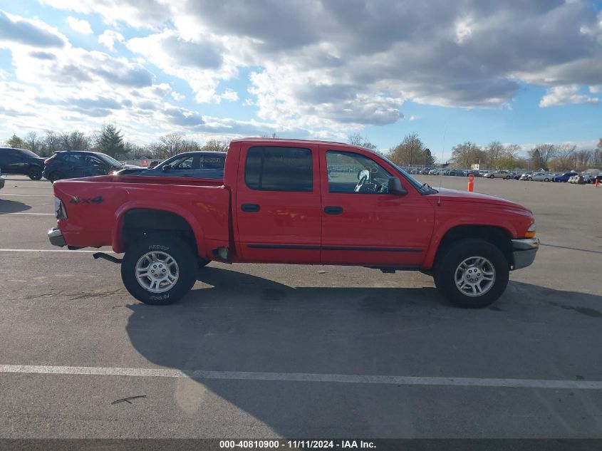 2004 Dodge Dakota Slt VIN: 1D7HG48N14S608258 Lot: 40810900