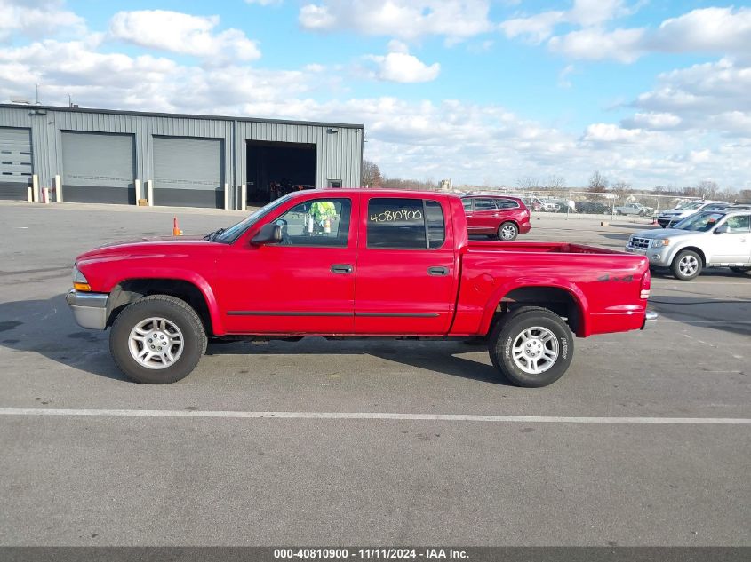 2004 Dodge Dakota Slt VIN: 1D7HG48N14S608258 Lot: 40810900