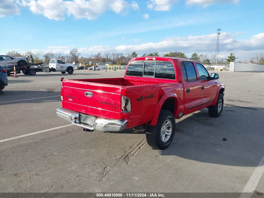 2004 Dodge Dakota Slt VIN: 1D7HG48N14S608258 Lot: 40810900