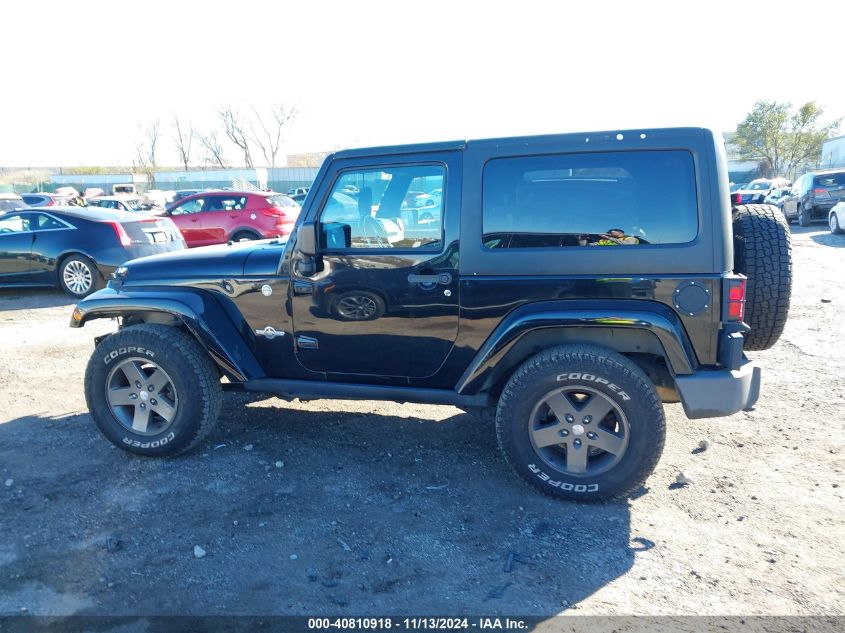 2013 Jeep Wrangler Freedom Edition VIN: 1C4GJWAG5DL566380 Lot: 40810918