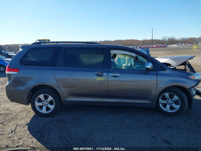 2013 Toyota Sienna Le V6 8 Passenger VIN: 5TDKK3DC4DS396851 Lot: 40810931