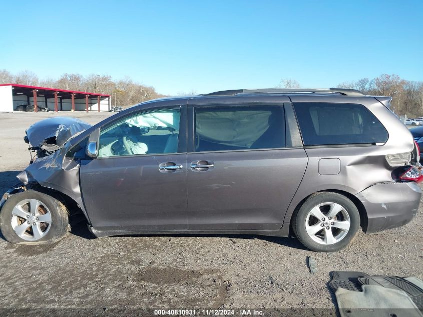 2013 Toyota Sienna Le V6 8 Passenger VIN: 5TDKK3DC4DS396851 Lot: 40810931